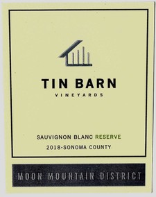 2018 Sauvignon Blanc Reserve
